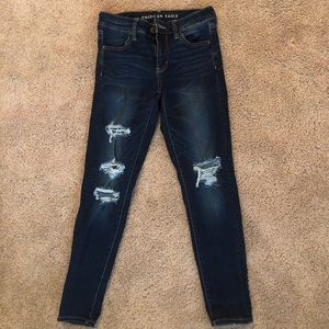 American Eagles Ripped Skinny Jeans!!
